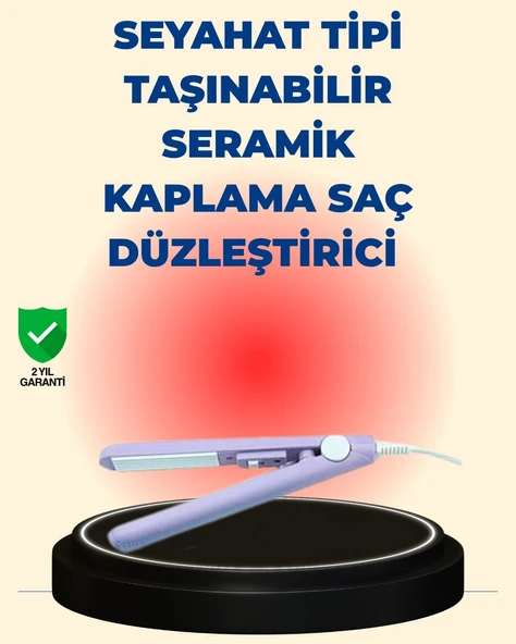 2’si 1 Arada Saç Düzleştirici ve Bukle Maşası – Düz ve Kıvırcık Saçlara Uygun Çok Yönlü Kullanım ürün görseli 1