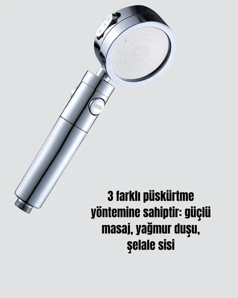 Su Basıncını Artıran Sızdırmaz Duş Başlığı - Resim 3