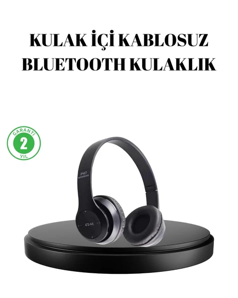 Bluetooth 5.0 Kablosuz Kulaklık – Extra Bass, TF Kart Desteği, 3.5mm AUX Girişli ürün görseli 1