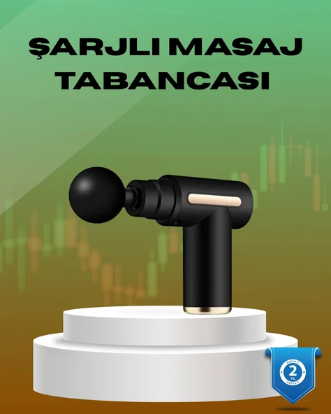 6 Kademeli Kas Masaj Tabancası 4 Başlıklı Güçlü Sessiz Sporcu Masaj Cihazı Şarjlı ürün görseli 1