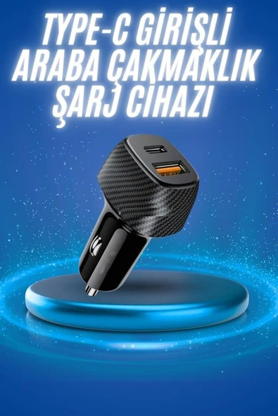 38W Oto Çakmaklık Araç Içi Şarj Cihazı Hızlı Şarj Uzun Ömürlü ürün görseli 1