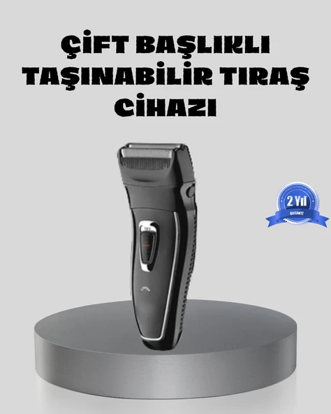 Erkek Tıraş Makinesi Kablosuz Kuru Tıraş Folyo Başlık Yıkanabilir Gövde ürün görseli 1