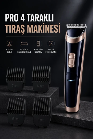 Paslanmaz Çelik Bıçaklı Hassas Çelik Bıçaklı Tıraş Makinesi ürün görseli 1