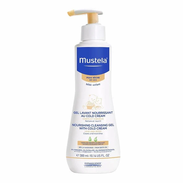 Mustela Cold Cream İçeren Besleyici Temizleme Jeli 300ml ürün görseli 1