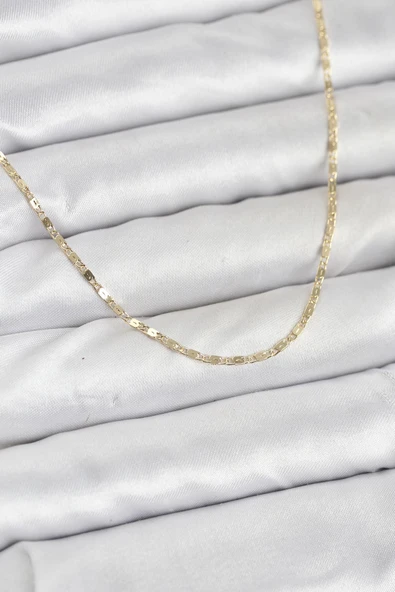 CM 14K Gold Renk Ezme Zincir Model 60 cm Kadın Kolye 5886 ürün görseli 1