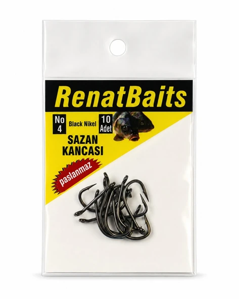 Renat Carp Wide Gape Paslanmaz Sazan İğnesi - Resim 2