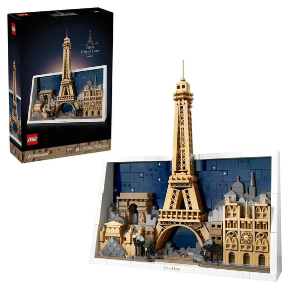 21064 Lego Architecture Paris - Aşıklar Şehri 958 parça +18 yaş ürün görseli 1