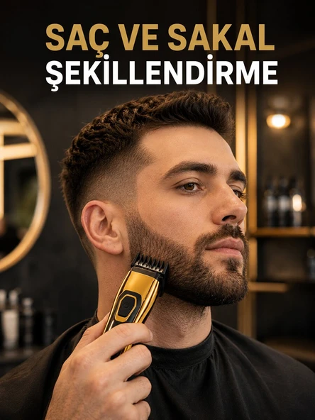 Çift Kademeli Güç Modlu Kablosuz Kişisel Bakım Seti ürün görseli 1