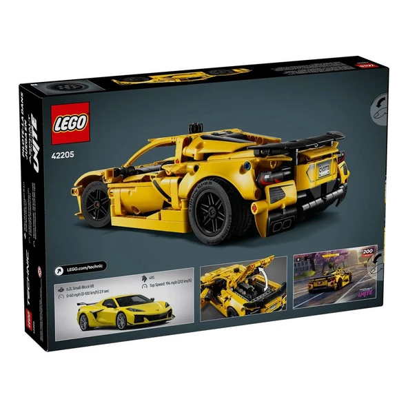 42205 Lego Technic Chevrolet Corvette Stingray 732 parça +9 yaş - Resim 7