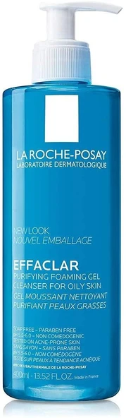 LA ROCHE-POSAY Effaclar Jel Yağlı Ve Akneye Eğilimli Cilt İçin Yüz Temizleyici 400 Ml ürün görseli 1