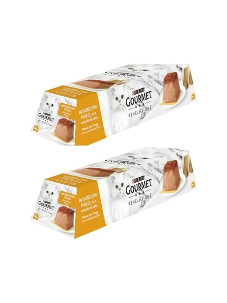 Gourmet Gold Revelations Tavuklu Kedi Konservesi  2 Paket ürün görseli 1