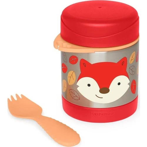 Skip Hop Zoo Paslanmaz Çelik Termos 325 ml Tilki - Resim 2