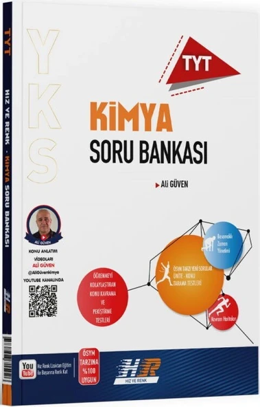 TYT Kimya Soru Bankası Hız ve Renk Yayınları ürün görseli 1