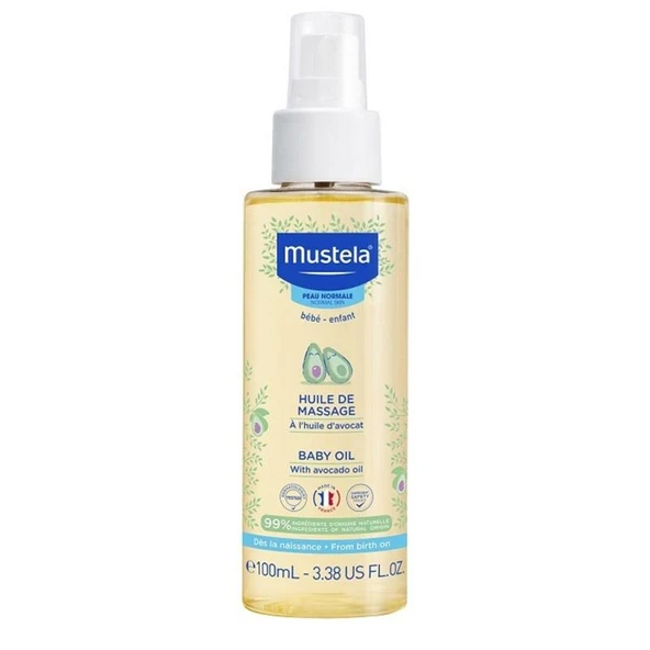 Mustela Bebek Bakım Masaj Yağı 100ml ürün görseli 1