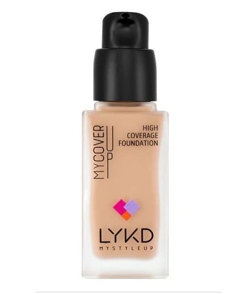 LYKD High Coverage Fondöten 165 Bare Almond - Resim 2