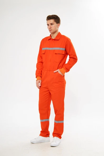 ORANGE SAFETY TURUNCU BÜTÜN TULUM - Resim 4