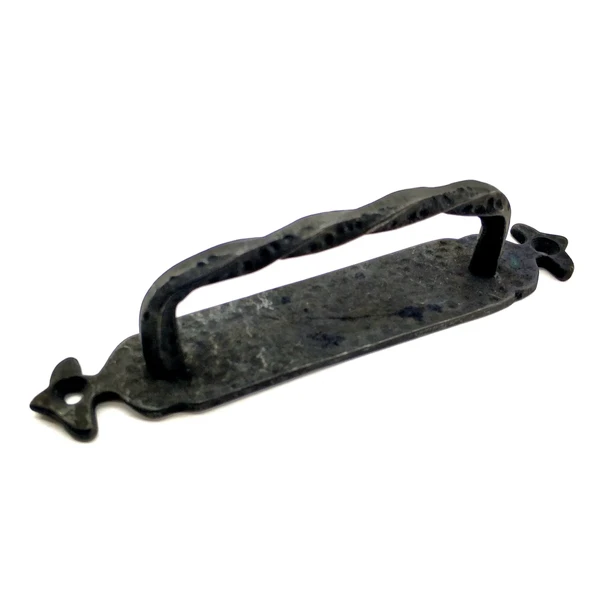 Antika Tarz Dekoratif Pirinç Burgulu Çekme Kol - 205X33 Mm, Oksit ürün görseli 1