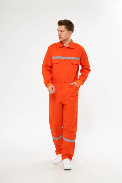 ORANGE SAFETY TURUNCU BÜTÜN TULUM - Resim 3
