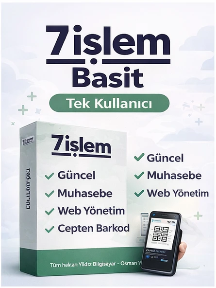 7 İşlem Basit Paket Aylık Kullanım - Resim 6