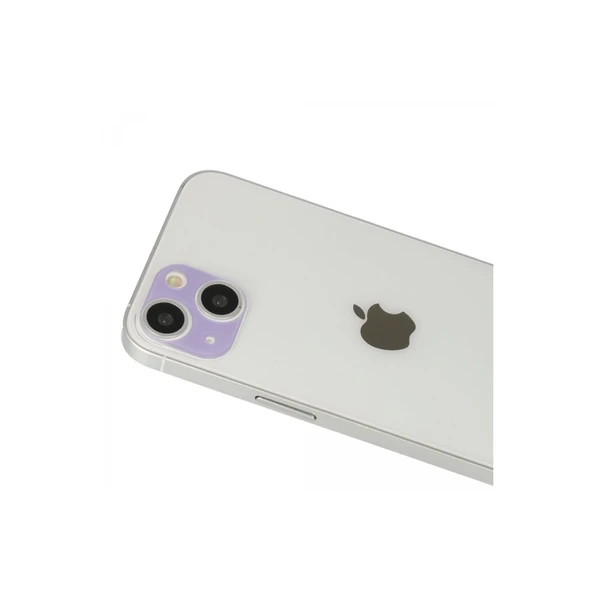 İphone 13 Rainbow Kamera Lens Koruma Cam - Mor ürün görseli 1