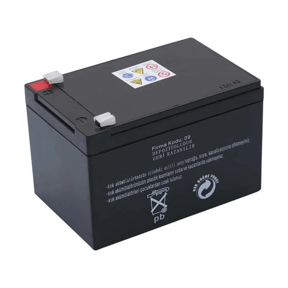 Atex Ax12-12 12V 12Ah Akü - Resim 3