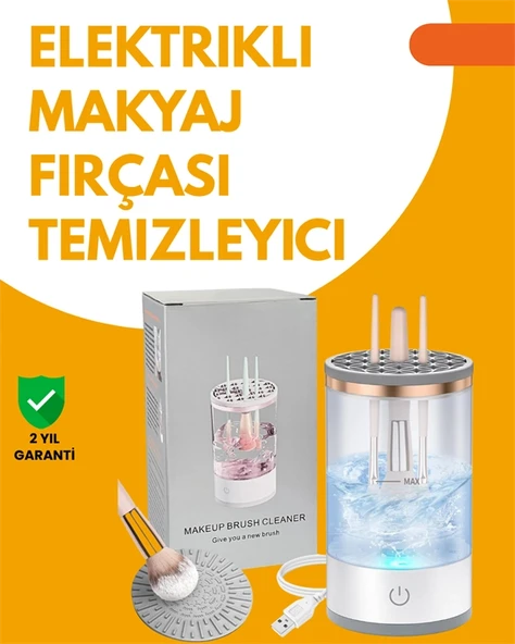 Tüm Makyaj Fırçalarıyla Uyumlu Derin Temizlik Makinesi ürün görseli 1