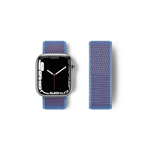 Watch 42Mm Hasırlı Cırtcırtlı Kordon - Mor ürün görseli 1