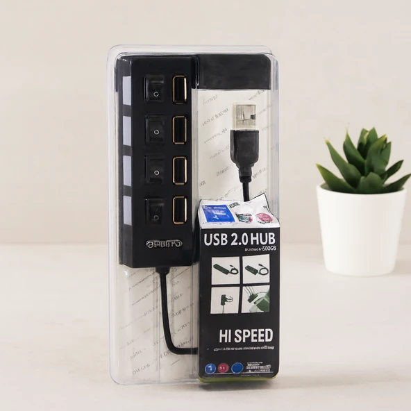 4 Port Usb 2.0 Hub (Hi-Speed) ürün görseli 1