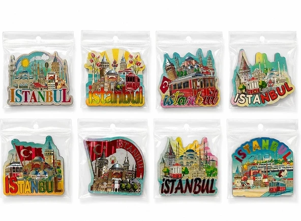 İstanbul Temalı Silikon Buzdolapı Süsü Magnet Alk5826 ürün görseli 1