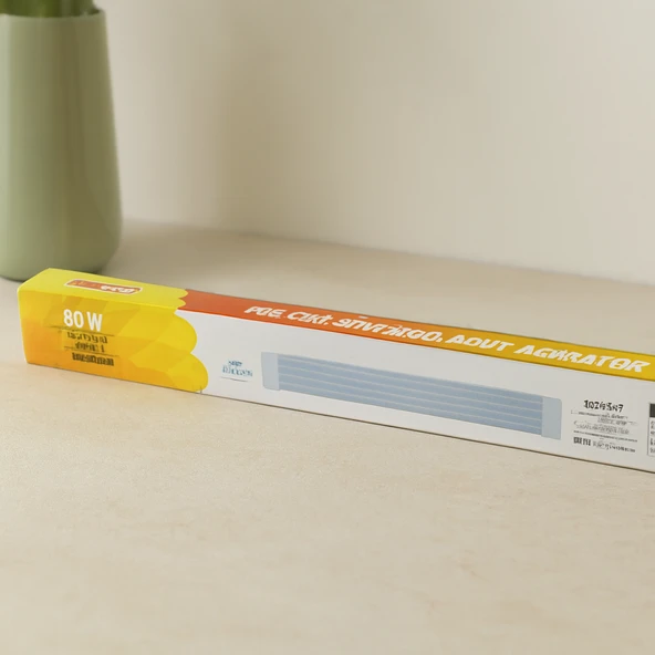 120 Cm 80W Kristal Bant Armatür 6500K (2'Li, Alüminyum Kapak, Ip20) ürün görseli 1