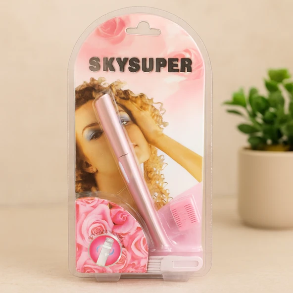 Pilli Yanak Kıl Alma Makinesi (Pembe) ürün görseli 1