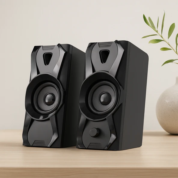1+1 2.0 Usb Multimedya Hoparlör Seti 5W ürün görseli 1