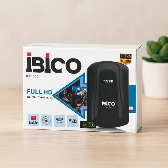 Full Hd 1080P Uydu Alıcısı (Hdmi, Av, Wifi, Youtube) ürün görseli 1