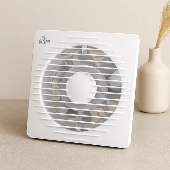 8" (200Mm) 200 M³/H Banyo Tuvalet Havalandırma Aspiratörü 40W ürün görseli 1
