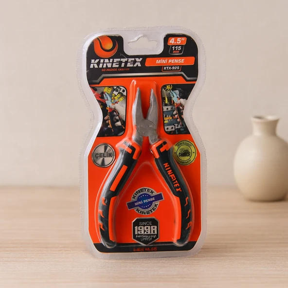 Vakumlu Mini Çelik Pense 115 Mm (Yaylı) ürün görseli 1