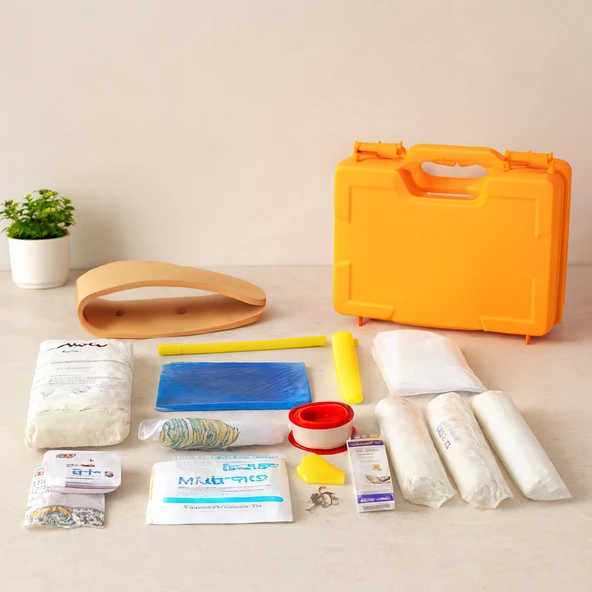 Büyük İlk Yardım Seti (Plastik Çantalı) - 12'Li Paket ürün görseli 1