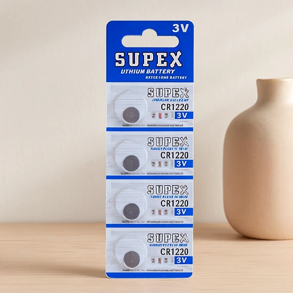 Cr1220 3V Düğme Pil 5'Li Paket ürün görseli 1