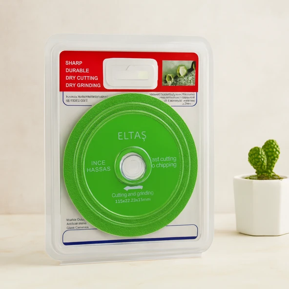 Yeşil Cam Kesme Disk 115 Mm (Hassas Kesici, 115X22X23X15Mm) ürün görseli 1