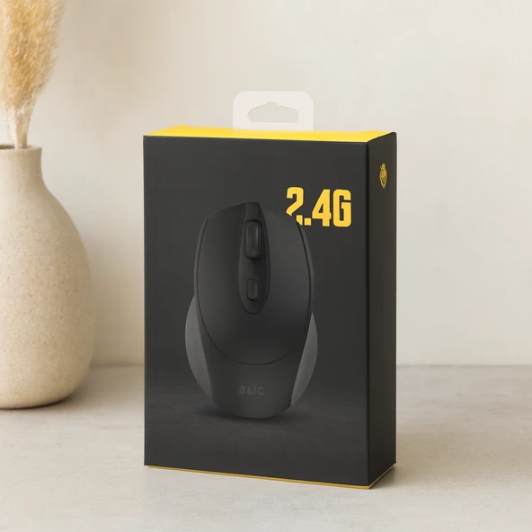 Kablosuz Mouse 2.4G 1600 Dpi Siyah ürün görseli 1