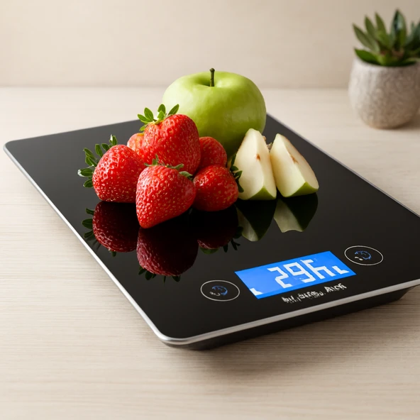 Cam Mutfak Tartısı 5Kg/1G Lcd ürün görseli 1