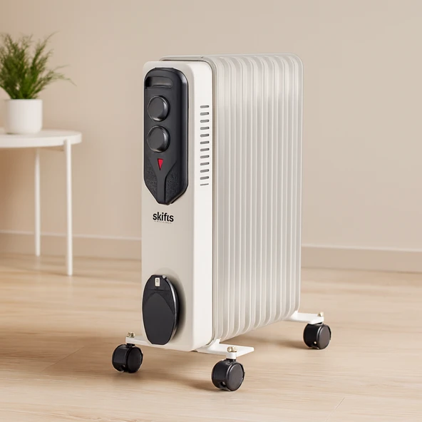 9 Dilimli Yağlı Radyatör Isıtıcı - 800/1200/2000W, Ayarlanabilir Termostat ürün görseli 1