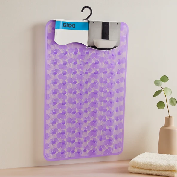 Kaydırmaz Banyo Ve Küvet Paspası 37X68 Cm Pvc (98 Vantuz) ürün görseli 1