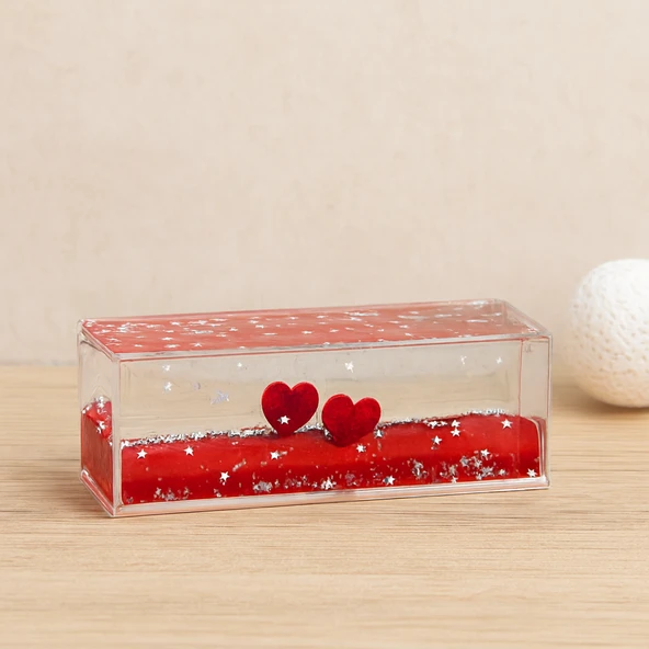 Yüzen Akvaryum Mıka Şişe Süsü 4.5X13 Cm (Kırmızı) ürün görseli 1