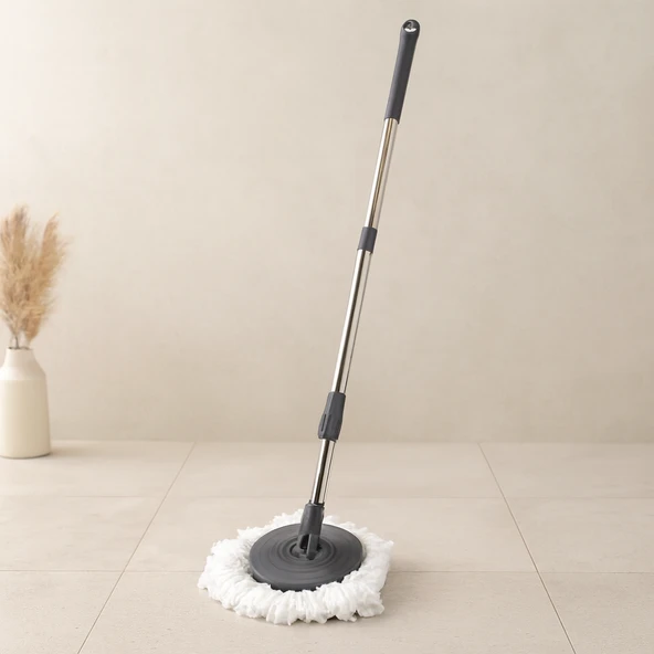 Otomatik 360° Mikrofiber Mop Seti 110 Cm Sap (25'Li) ürün görseli 1
