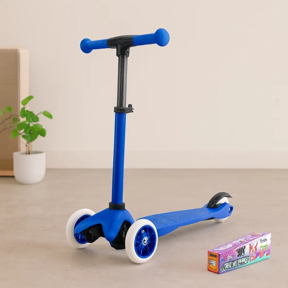 Vintage Çocuk Scooter - Ayarlı 55–71 Cm, 40 Kg Taşıma ürün görseli 1