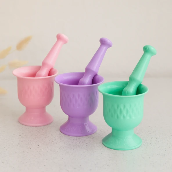 Renkli Plastik Havan (Sarımsak Dövecek) ürün görseli 1