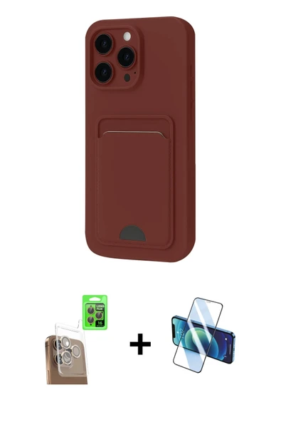 MARSİLYAN™- iPhone 16 Pro Max Kılıf Vadi Çizgi Prime - Siyah 3D Antistatik Seramik Nano Ekran Koruyucu + Raze Metal Kame ürün görseli 1