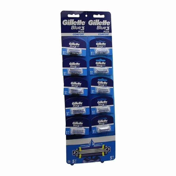 Gi̇llette Blue3 Ji̇let Kartelali 10 Parça (5047) ürün görseli 1