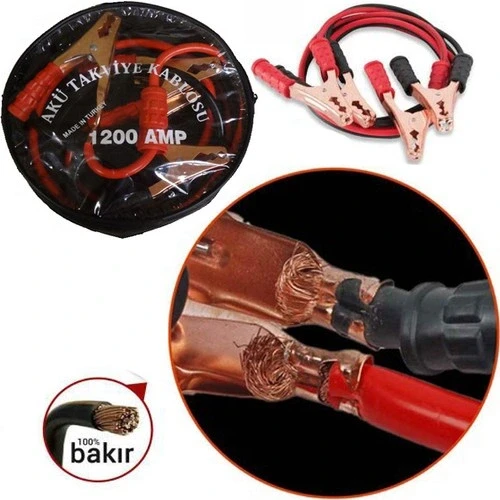 Akü Kablosu 1200 Amper (Taşıma Çantalı) (5047) ürün görseli 1