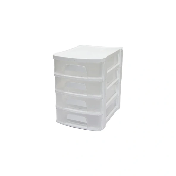 Tonton - No:2 Çekmece 4 Katli 16.5X21.5X24Cm Beyaz Veya Si̇yah Herhangi̇ Bi̇r Renk Gönderi̇li̇r (5047) ürün görseli 1